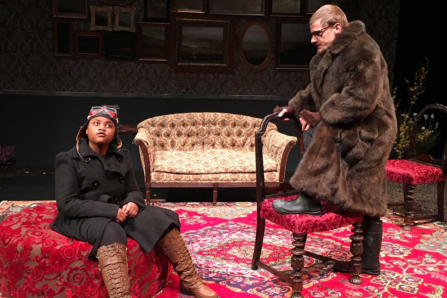 Another scene from the play The Moors